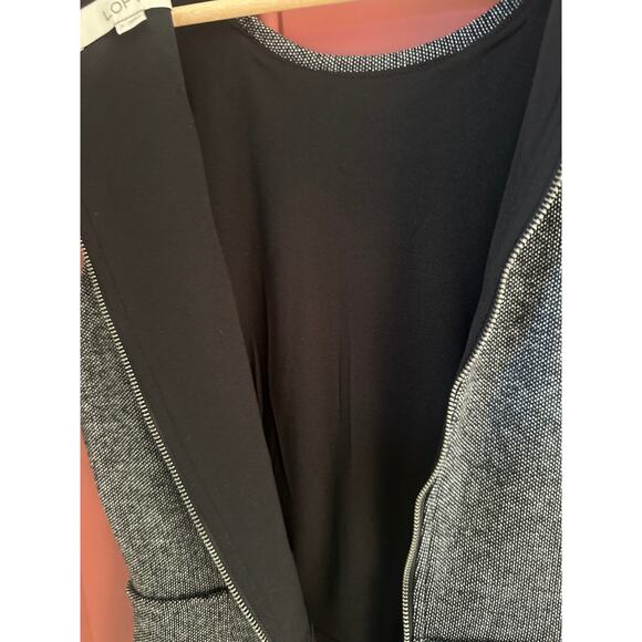 Loft Ann Taylor Gray Sleeveless Sheath Dres - Picture 7 of 7